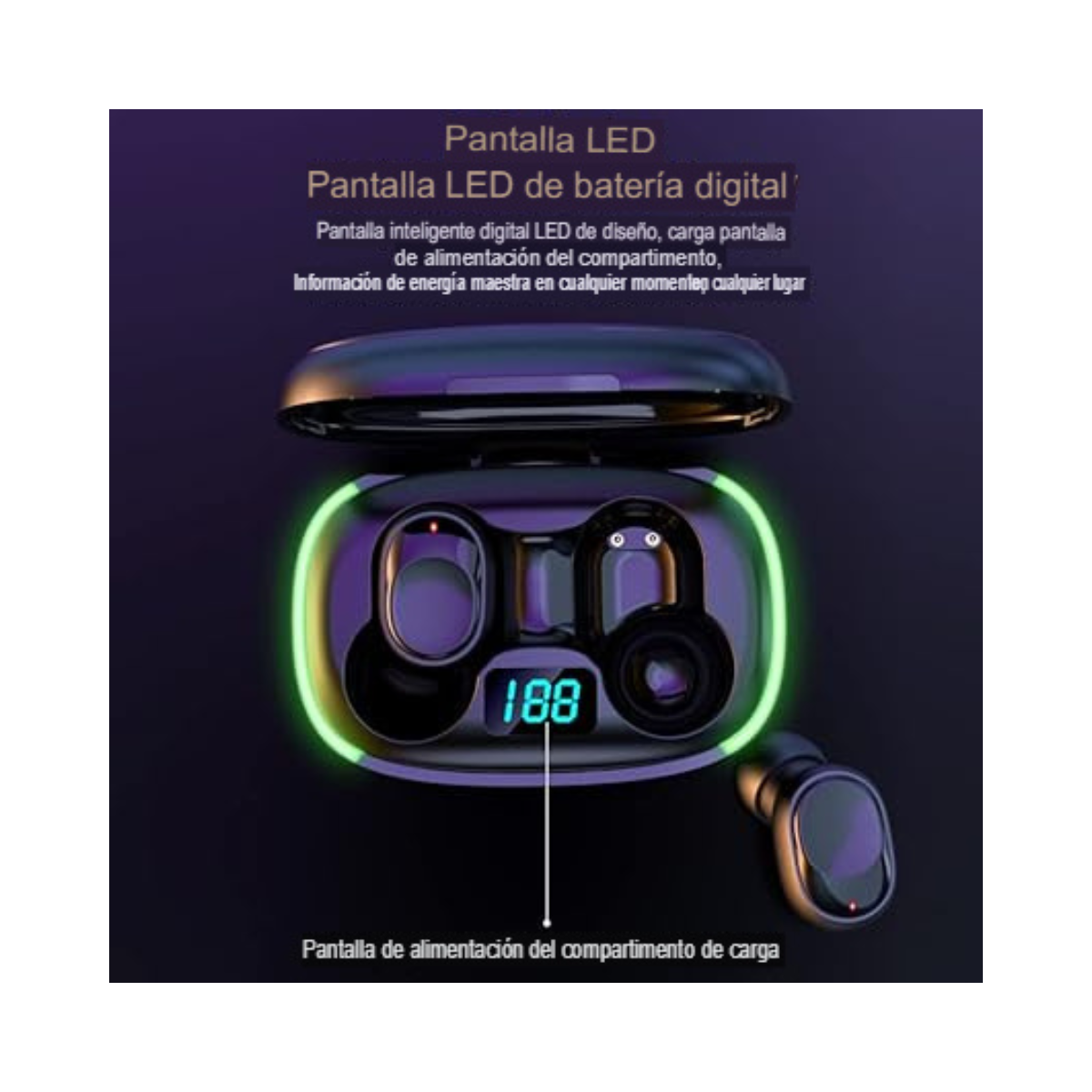 Audífonos Estilo Moderno Bluetooth – Sonido Potente, Estilo Inigualable
