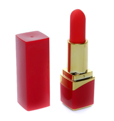 Vibrador en Forma de Lápiz Labial – Discreto, Elegante y Potente