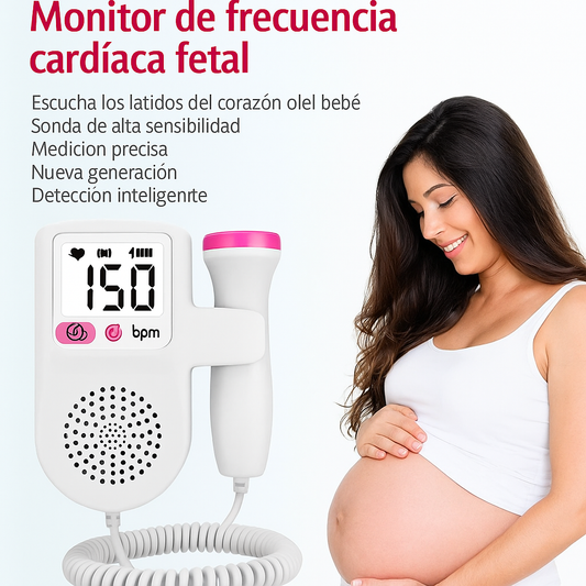 Monitor de Frecuencia Cardíaca Fetal – Doppler Portátil