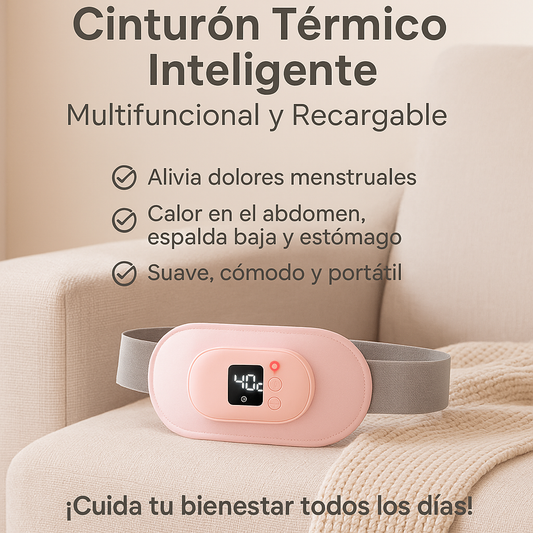 Guatero Menstrual Eléctrico – Masajeador + Carga USB Tipo C