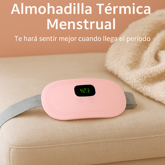 Guatero Menstrual Eléctrico – Masajeador + Carga USB Tipo C