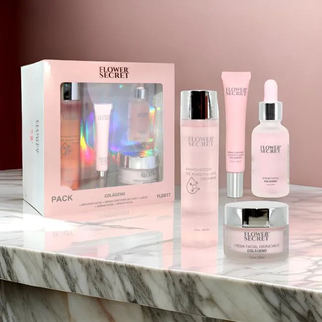 Set de Cuidado Facial con Colágeno – Pack 5 Premium