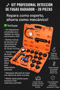 🔧 Kit Profesional Detección de Fugas Radiador – 28 Piezas